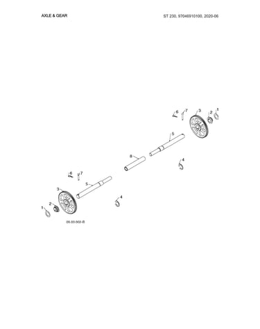 Axle & gear