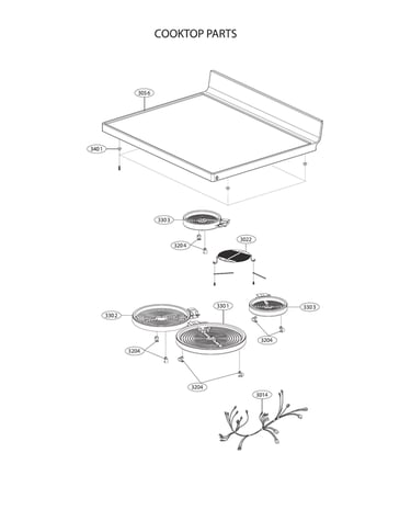 Cooktop parts
