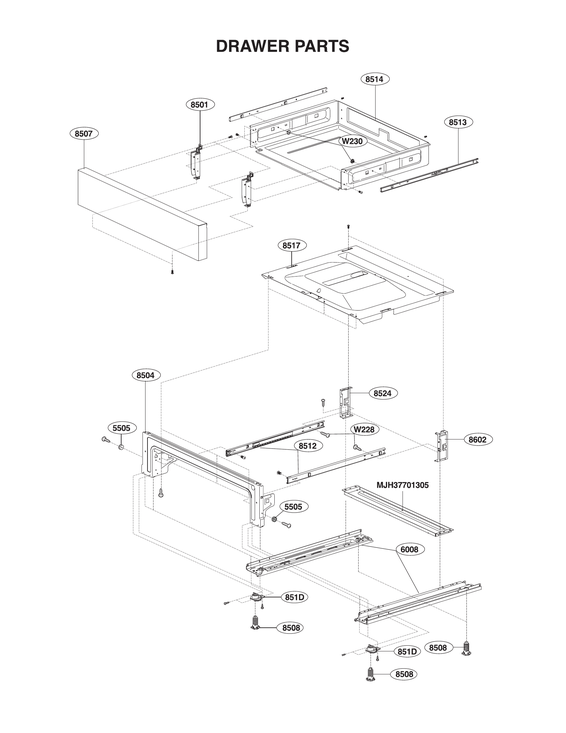 Drawer parts