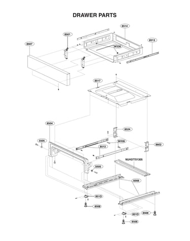 Drawer parts