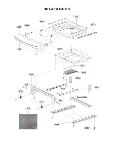 Drawer parts