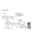 Cooktop parts