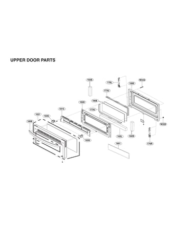 Upper door parts