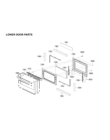 Lower door parts
