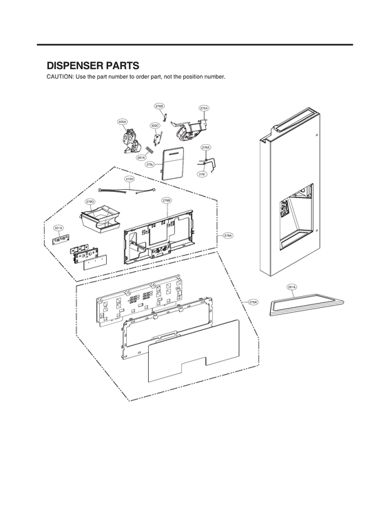 DISPENSER PARTS