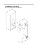 Valve & water tube parts