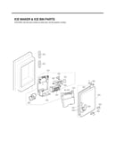 Ice maker & ice bin parts