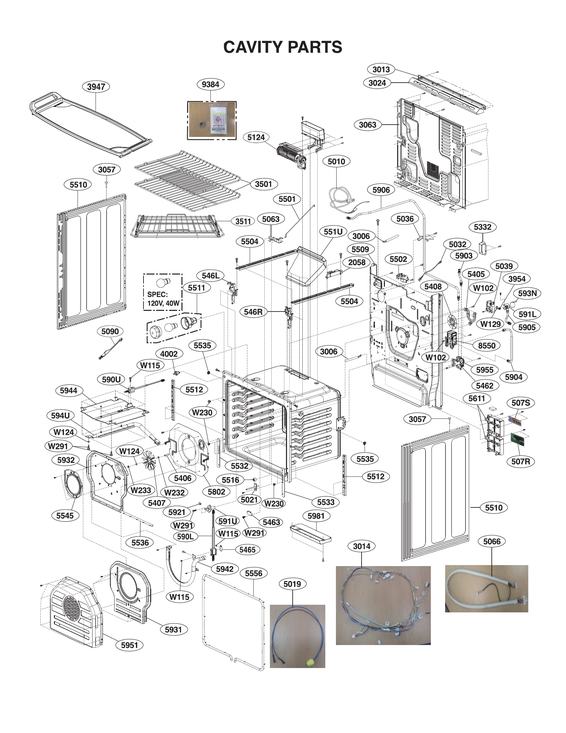 Cavity parts