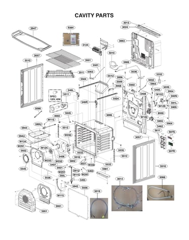 Cavity parts