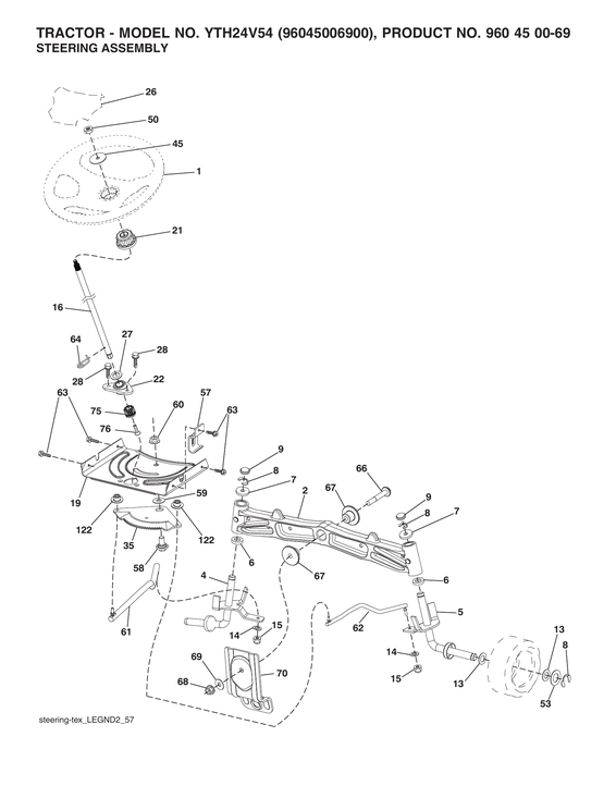 Steering assy