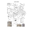 LG LSSE3027ST/00 cavity parts diagram