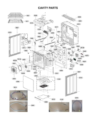 Cavity parts
