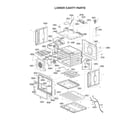 LG LSWD300BD/00 lower cavity parts diagram