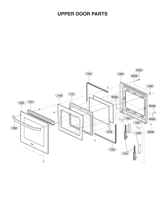 Upper door parts