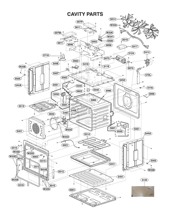 Cavity parts