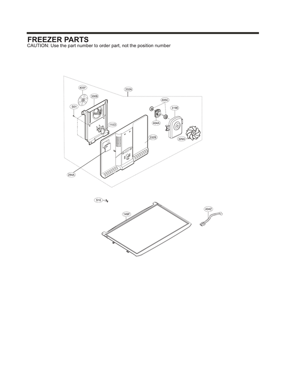 Freezer parts