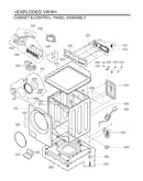 Cabinet & control panel assy