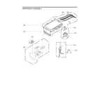 LG WM3500CW/01 dispenser assy diagram