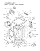 Cabinet & control panel assy