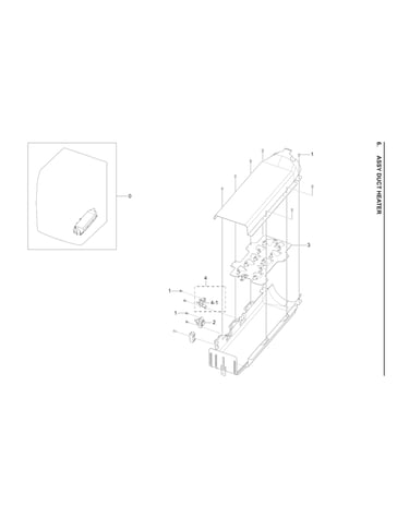 Heater duct assy