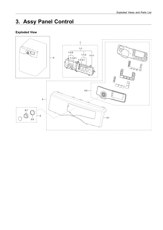 Control panel assy