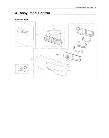 Control panel assy