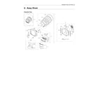 Samsung DV210AEW/XAA-01 drum assy diagram