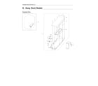 Samsung DV210AEW/XAA-01 heater duct assy diagram
