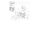 Samsung DW80K7050UG/AA-01 tub assy diagram