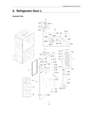 Left refrigerator door