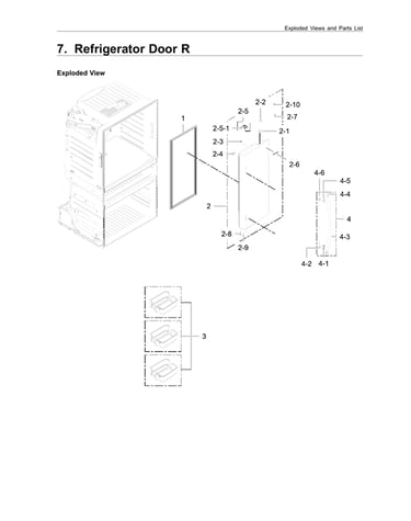 Right refrigerator door