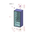 Kenmore KRFU015AWD0 cabinet diagram