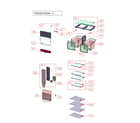 Kenmore KRFU018AWD0 freezer room diagram