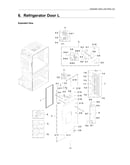 Left refrigerator door