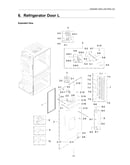 Left refrigerator door