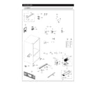 Samsung RF263BEAESG/AA-02 cabinet diagram