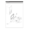 Samsung RF263BEAESG/AA-02 freezer door diagram