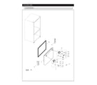 Samsung RF263TEAESG/AA-04 freezer door diagram