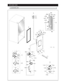 Left refrigerator door