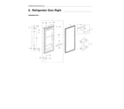 Samsung RFG298HDRS/XAA-01 right refrigerator door diagram