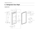 Right refrigerator door