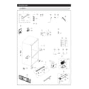 Samsung RF263TEAESG/AA-02 cabinet diagram