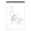 Samsung RF263TEAESG/AA-02 freezer door diagram