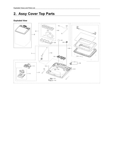 Top cover parts