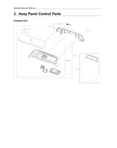 Control panel parts