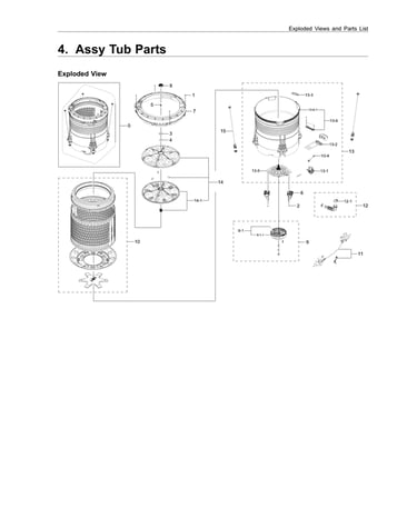 Tub parts