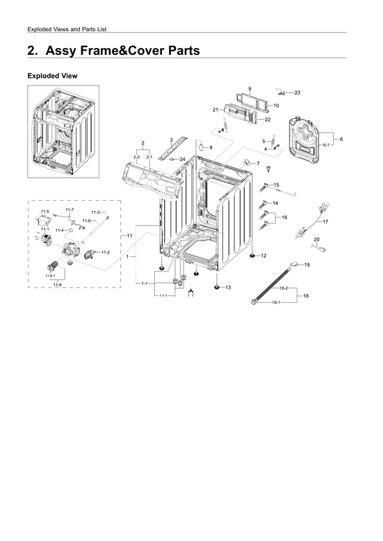 Frame & cover parts
