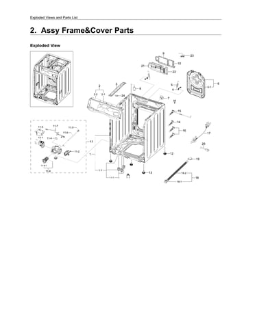 Frame & cover parts