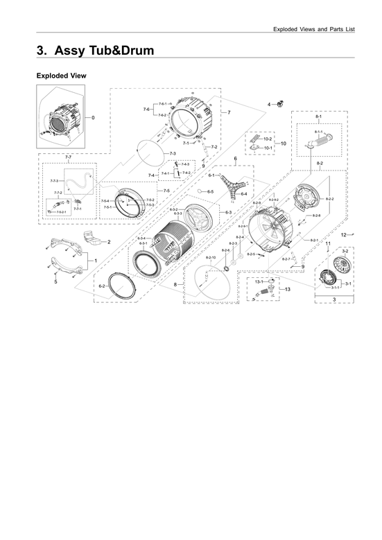 Tub &  drum parts