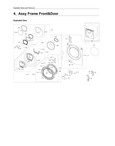 Front frame & door parts